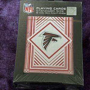 ONE BRAND NEW LICENSED NFL ATLANTA FALCONS DECK OF PLAYING CARDS CTM3